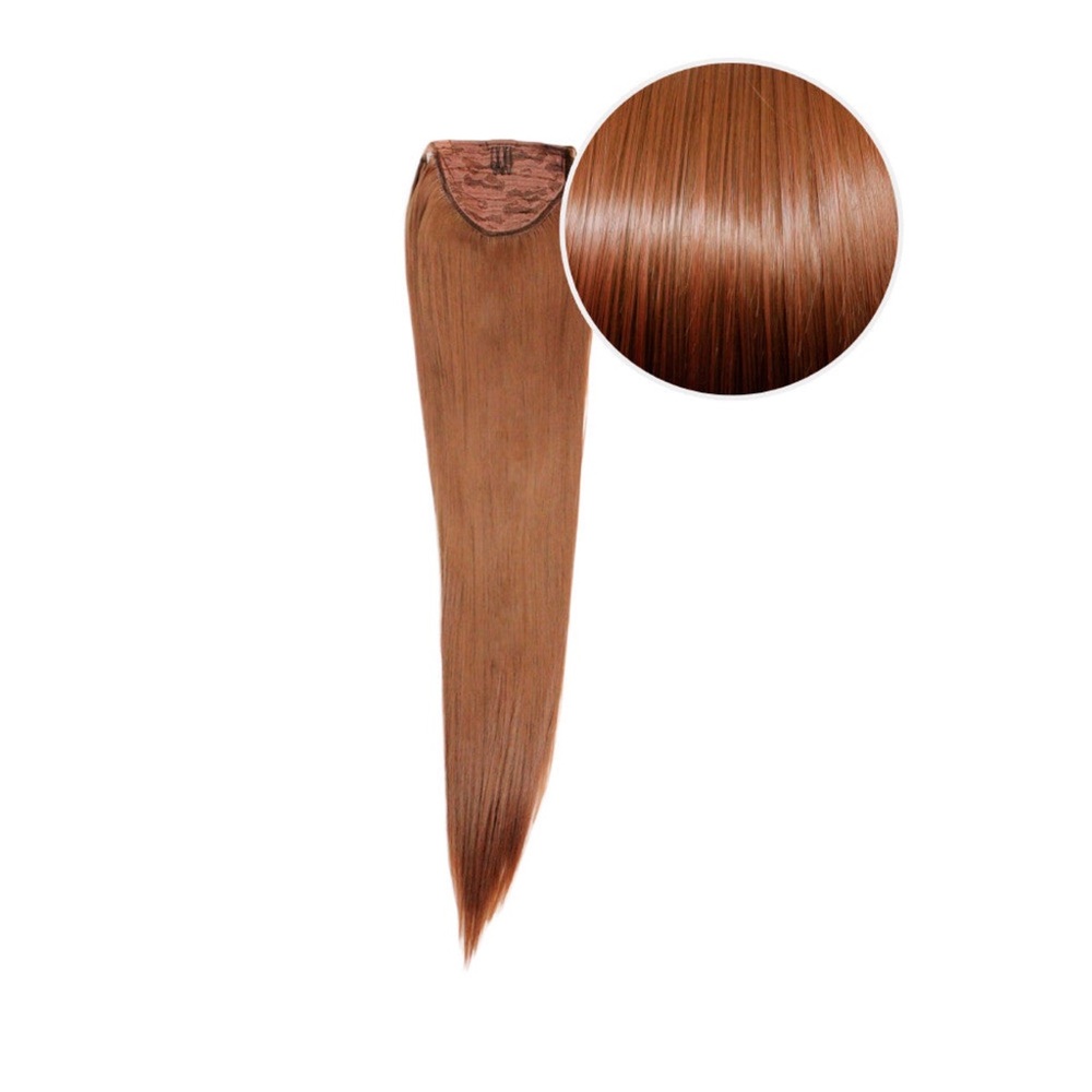 Bellami Faux Wrap Ponytail 180G 24” Chestnut Brown